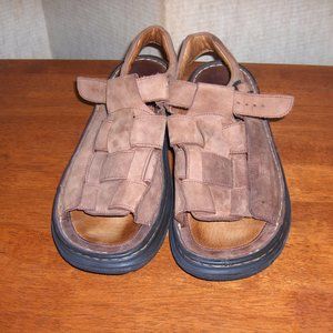 Leather Sandals 9-10 Fit, Made in Mexico